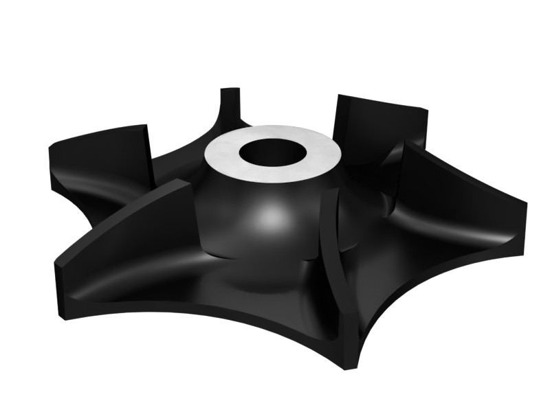 172-5189 6 Vane Water Pump Impeller