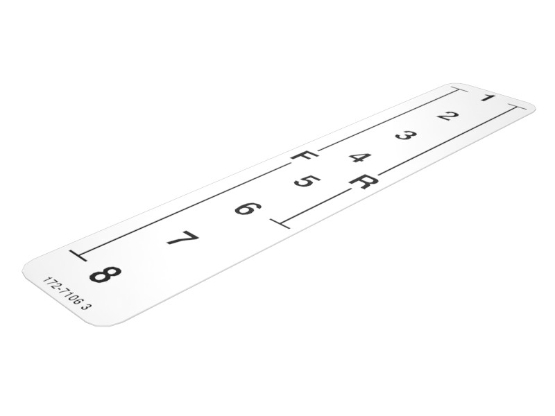 172-7106 Speed Control Identification Film