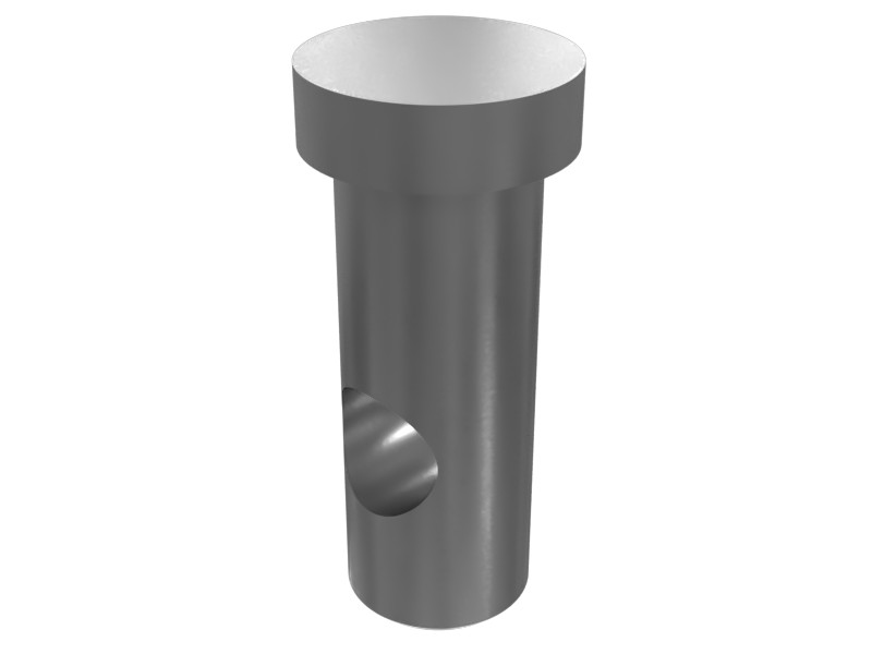 174-8663 45.00 mm Long Steel Clevis Pin