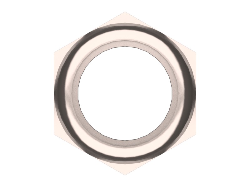 176-5311 M16 x 2 mm Hex Locknut - image 3