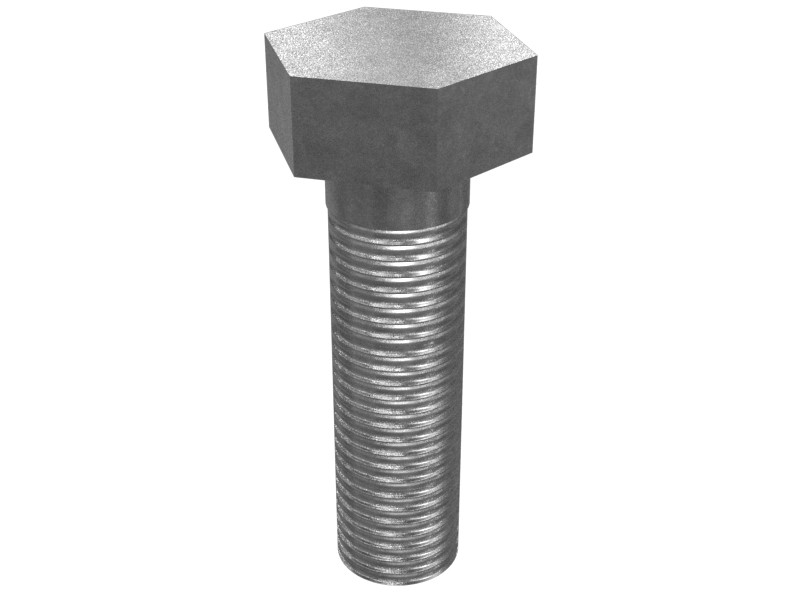 183-7121 M10-1.5 x 35 mm Hex Head Bolt