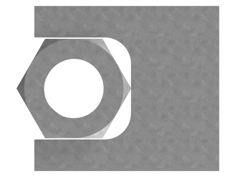 186-5564 M20 Track Guide Support Nut - image 3