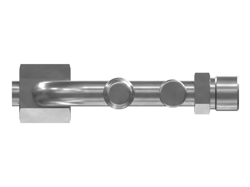 187-8661 7/8-14 UN-2A Thread Air Conditioning Hose Fitting - image 2