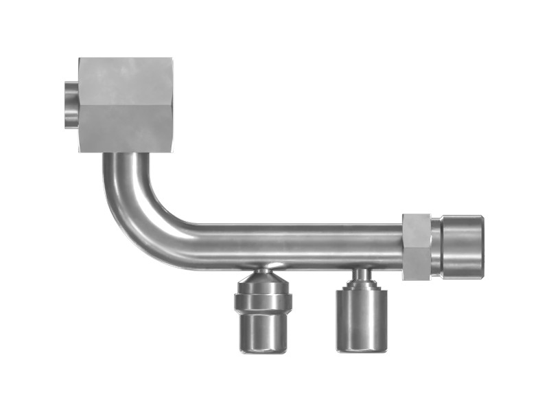 187-8661 7/8-14 UN-2A Thread Air Conditioning Hose Fitting - image 3