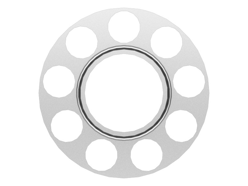 191-7591 139 mm OD Rotating Pump Retaining Plate - image 3