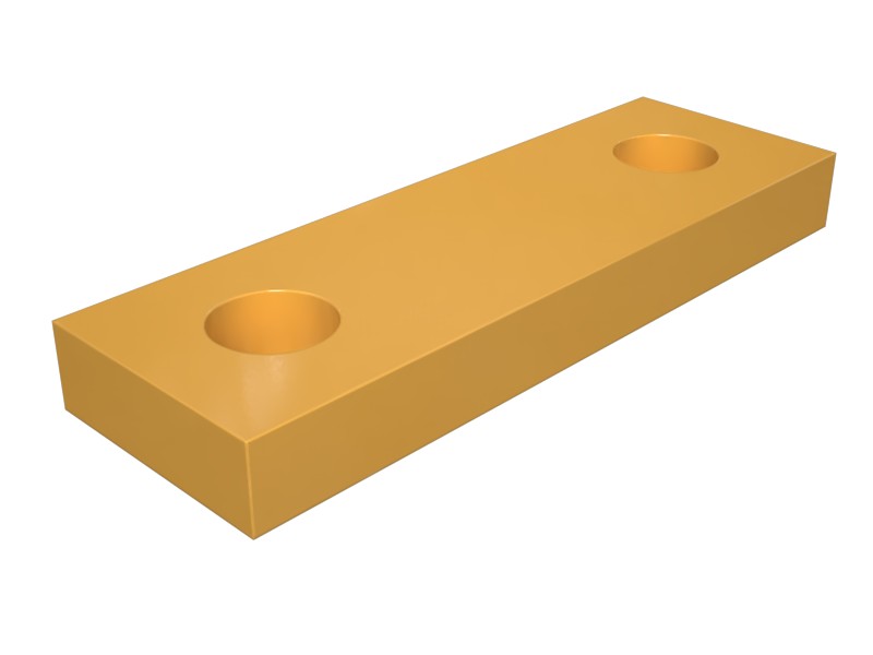 194-1674 20 mm Thick Two-Bolt Mounting Base