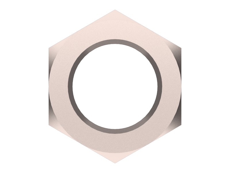196-5070 9/16"-18 Hex Lock Nut - image 3