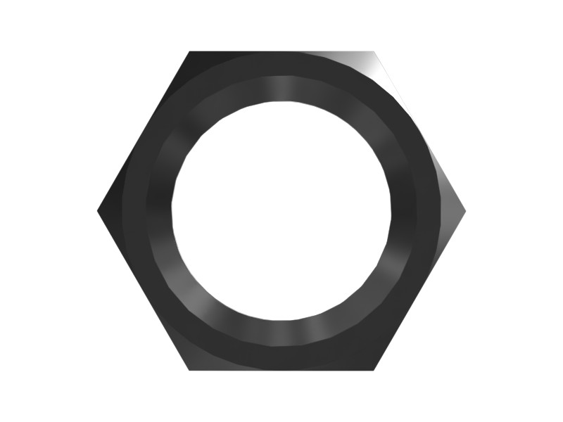 1A-1415 1 7/8"-12 Hex Nut - image 3