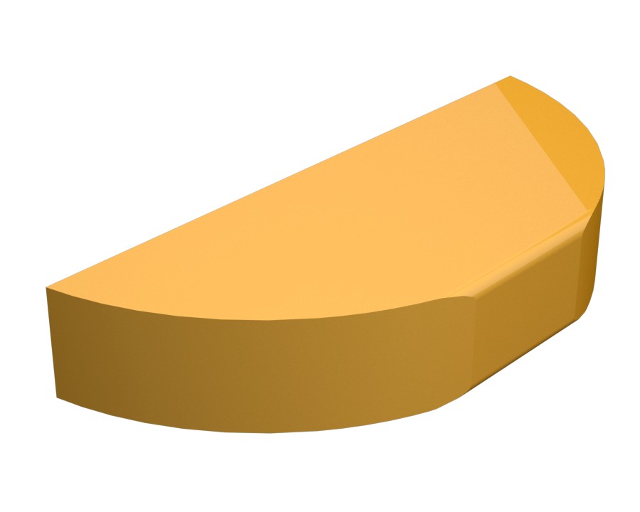 1B-8706 3.188 mm Thick Woodruff Key