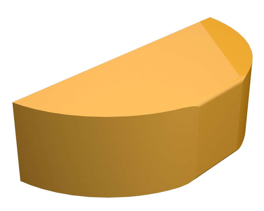 1B-8736 6.363 mm Thick Woodruff Key