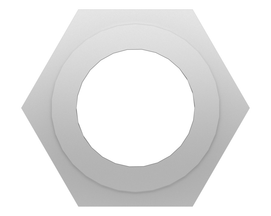 1F-0750 3/8"-16 Hex Weld Nut - image 3