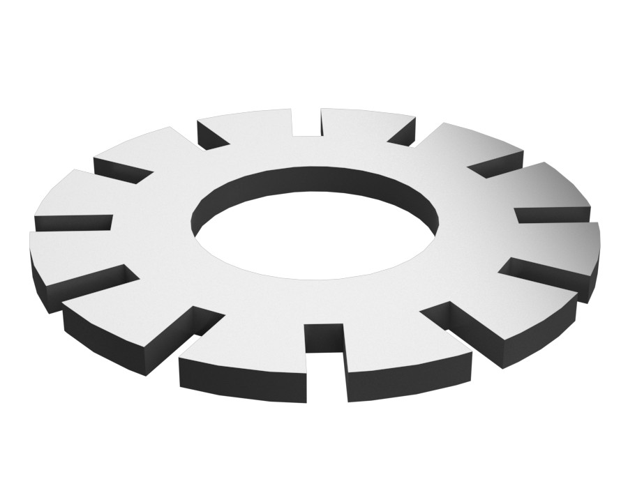 1H-4393 M4 External Tooth Lock Washer