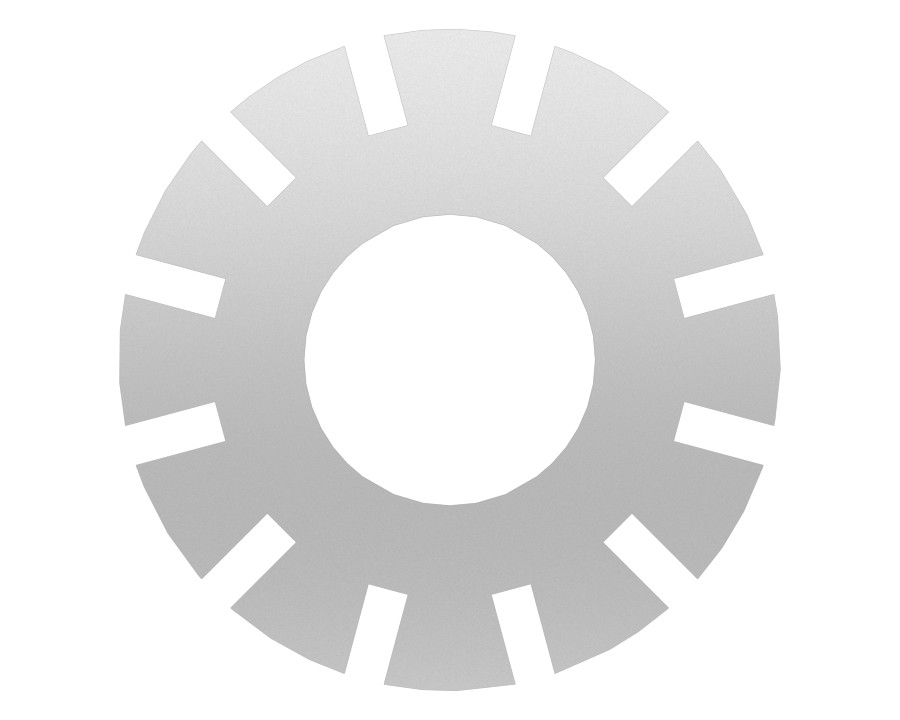1H-4393 M4 External Tooth Lock Washer - image 3