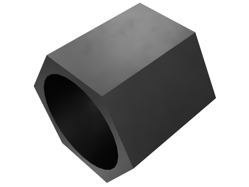 1P-1441 17.54 mm Flared Connecting Tube Nut
