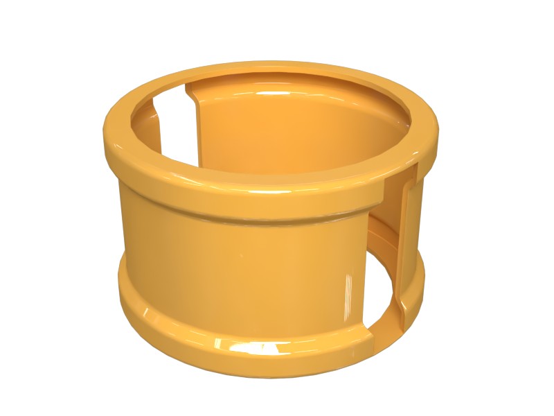 1P-3958 66 mm OD Steel Needle Roller Bearing