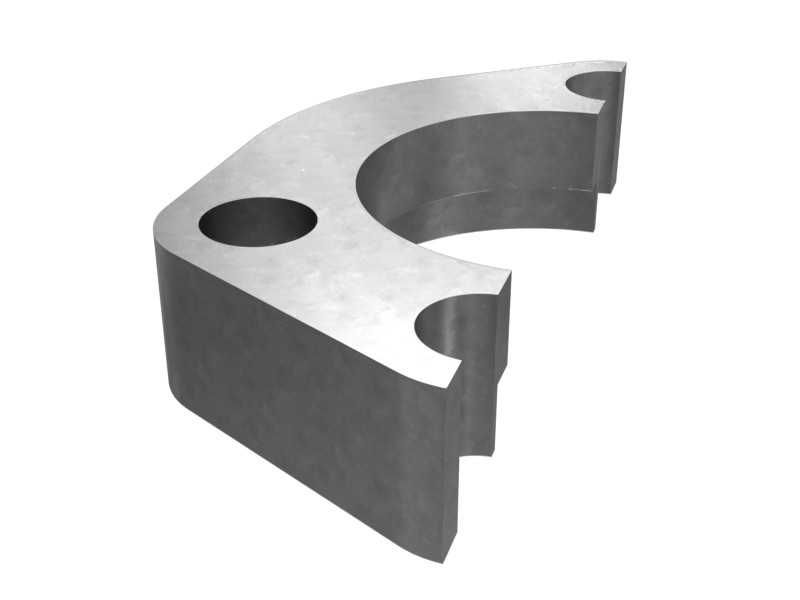 1P-4578 51.59 mm Counterbore Diameter Open Flange