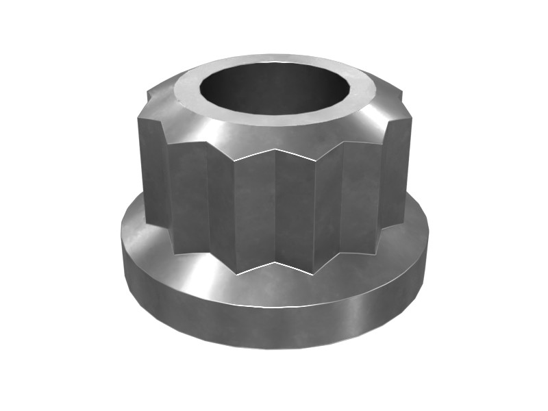 1S-1770 3/8"-24 12-Point Nut