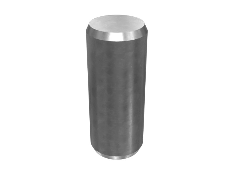 1S-9292 38.10 mm Long Chamfered End Steel Dowel