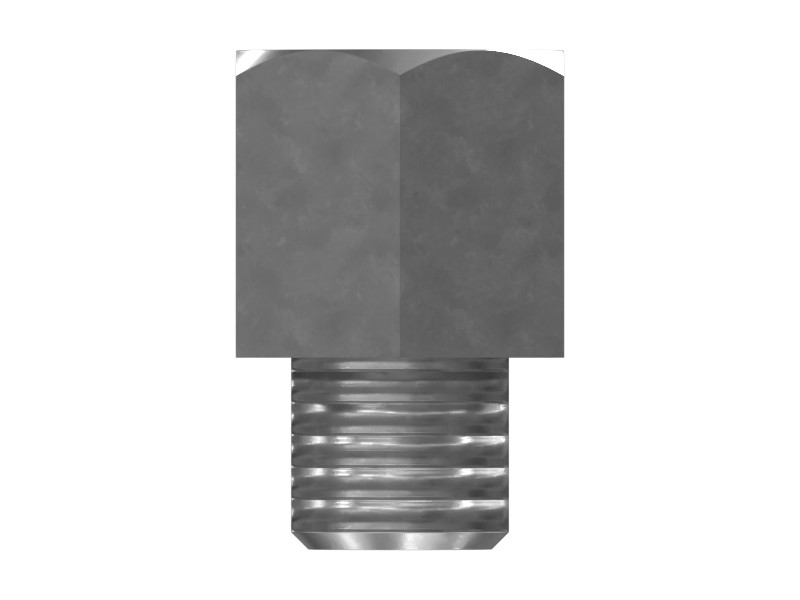 1W-6936 1/2-20 UNF Thread Relief Valve End Cover - image 2