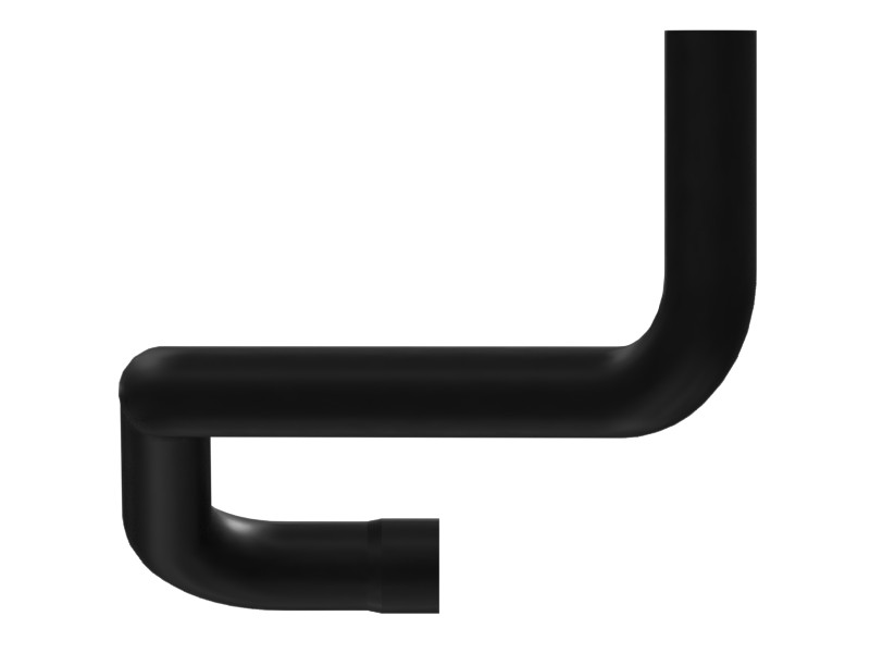 204-1027 49 mm ID Oil Cooler Lower Hose - image 2
