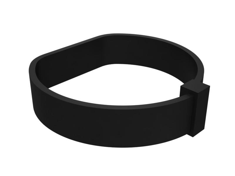 204-2281 370.00 mm Long Black Plastic Cable Tie