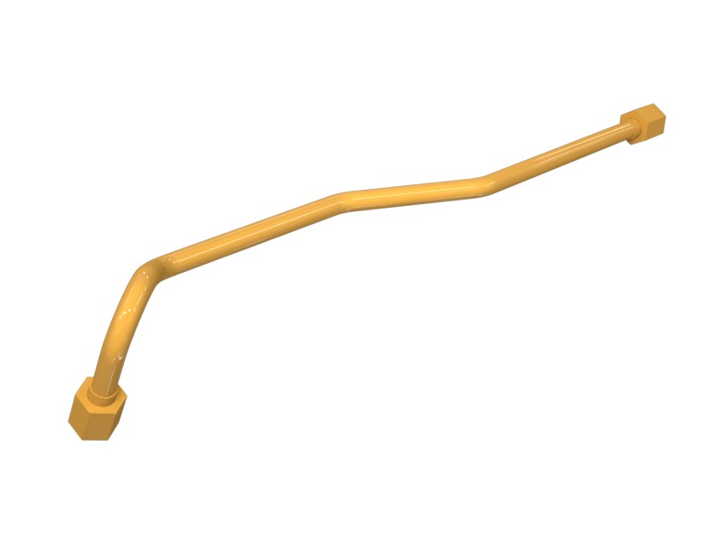 206-7337 9.50 mm Multi-Bend Single Flare Tube