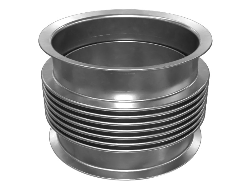 207-1390 96 mm Overall Length Stainless Steel Bellows