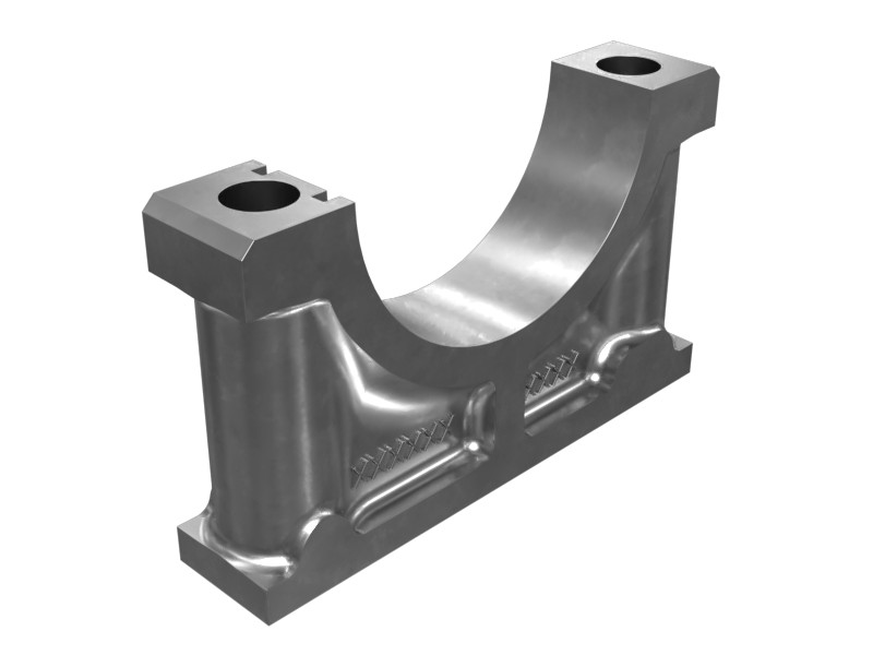 207-8572 178 mm Long Crankshaft Bearing Cap