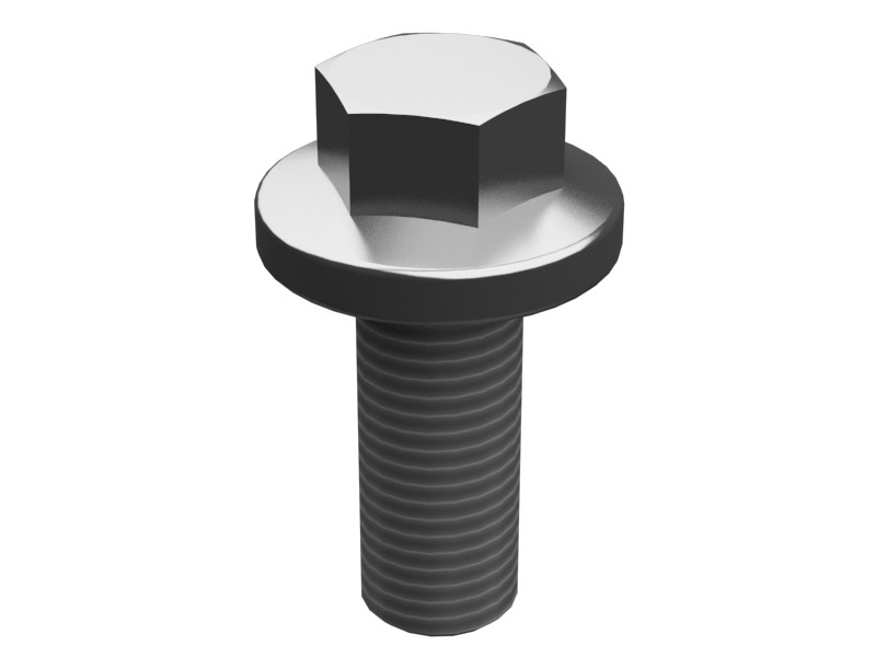 208-9281 M8 Flange Head Bolt