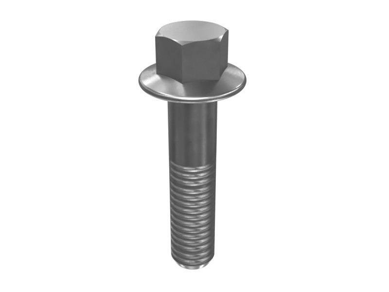 208-9284 M8-1.25 x 35 mm Hex Flange Head Bolt