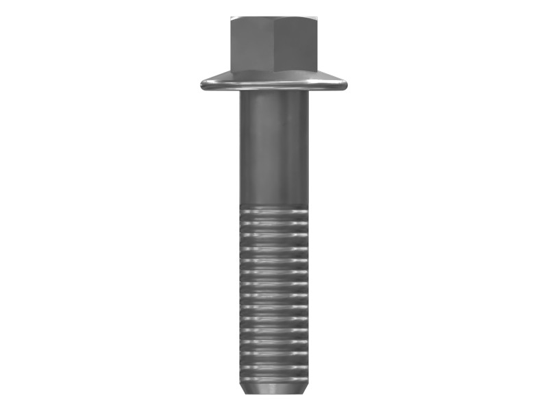 208-9284 M8-1.25 x 35 mm Hex Flange Head Bolt - image 2