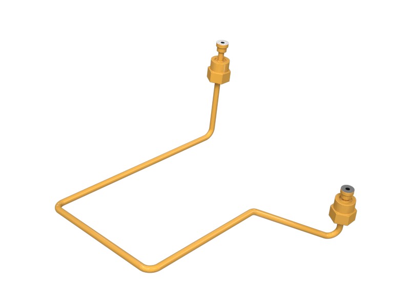 212-8599 Multi-Bend Steel Nut End Tube