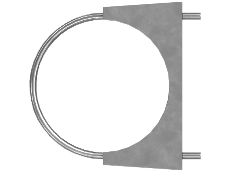 220-5619 U-Bolt Exhaust Pipe/Muffler Clamp with Saddle - image 3