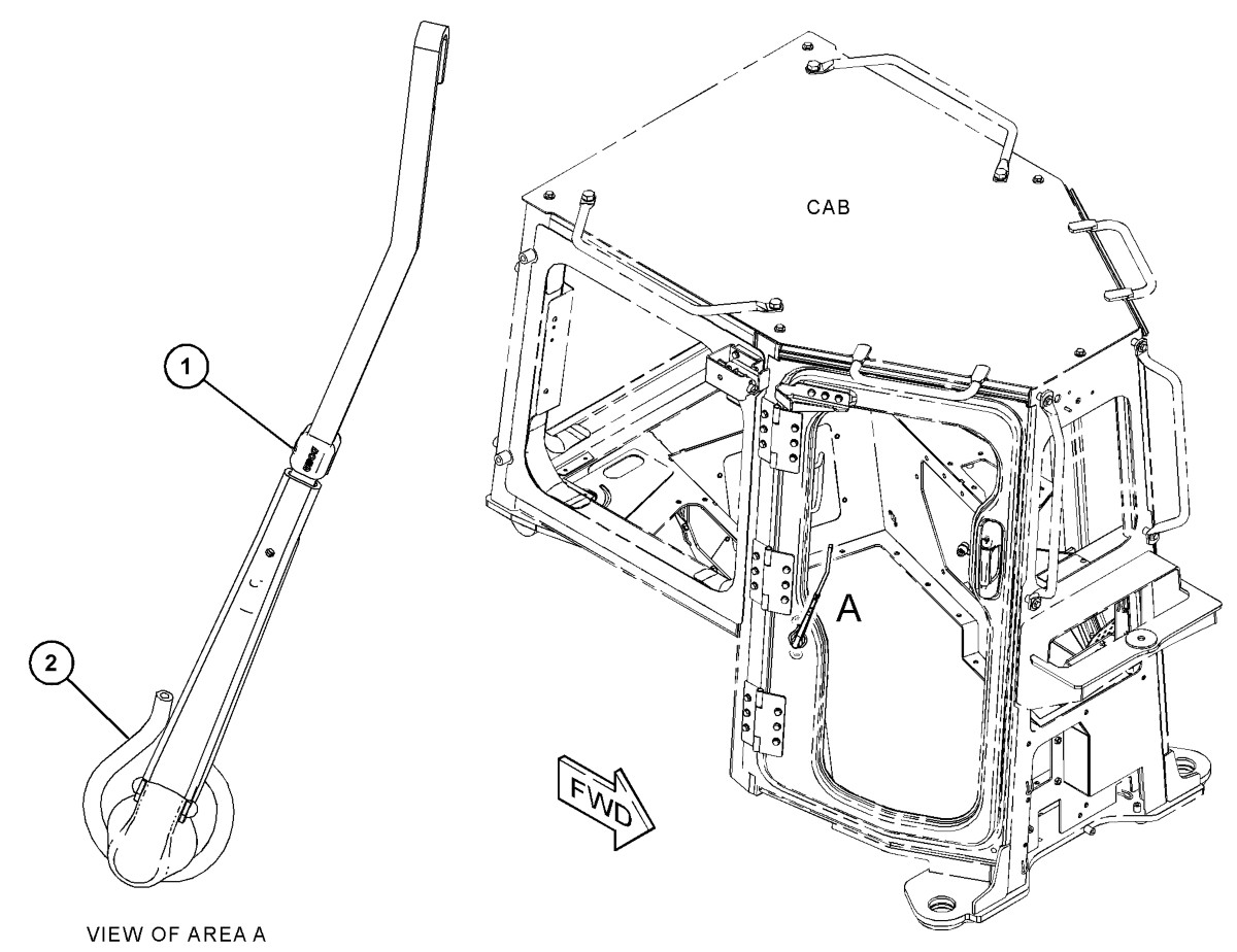 222-5374 Wiper Arm Group