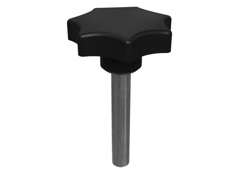 224-9072 Matte Black Hand Knob for Air Filter Cover