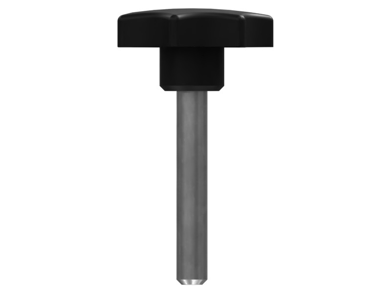 224-9072 Matte Black Hand Knob for Air Filter Cover - image 2