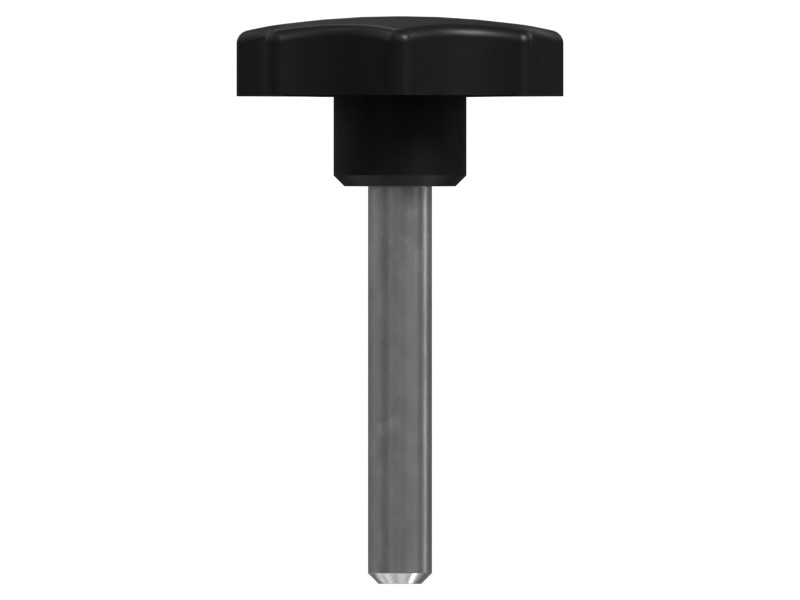 224-9072 Matte Black Hand Knob for Air Filter Cover - image 4
