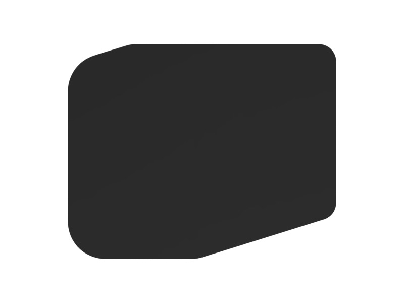 227-4441 536 mm Height Cab Door Window Glass - image 3