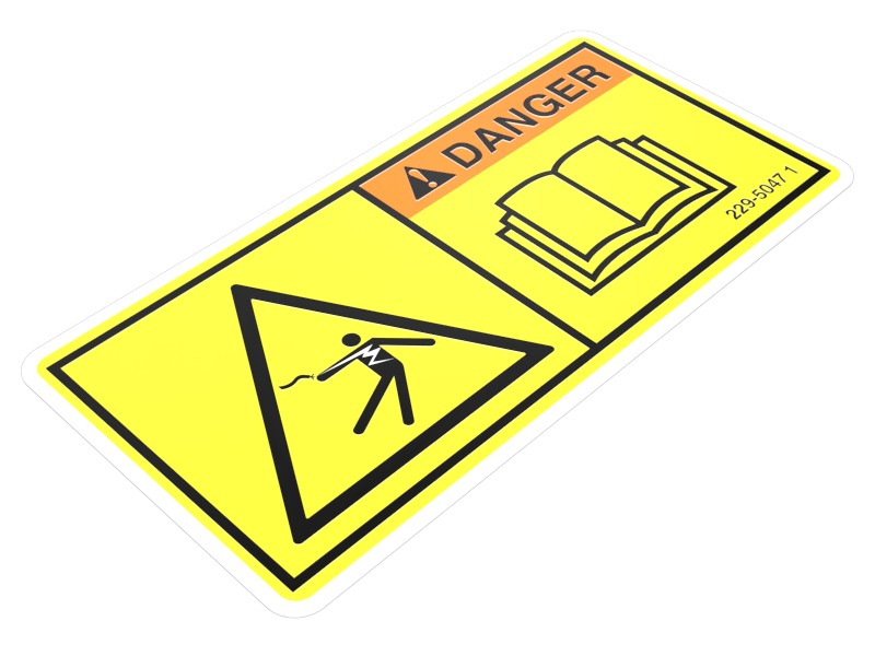 229-5047 Electrical Shock Warning Film