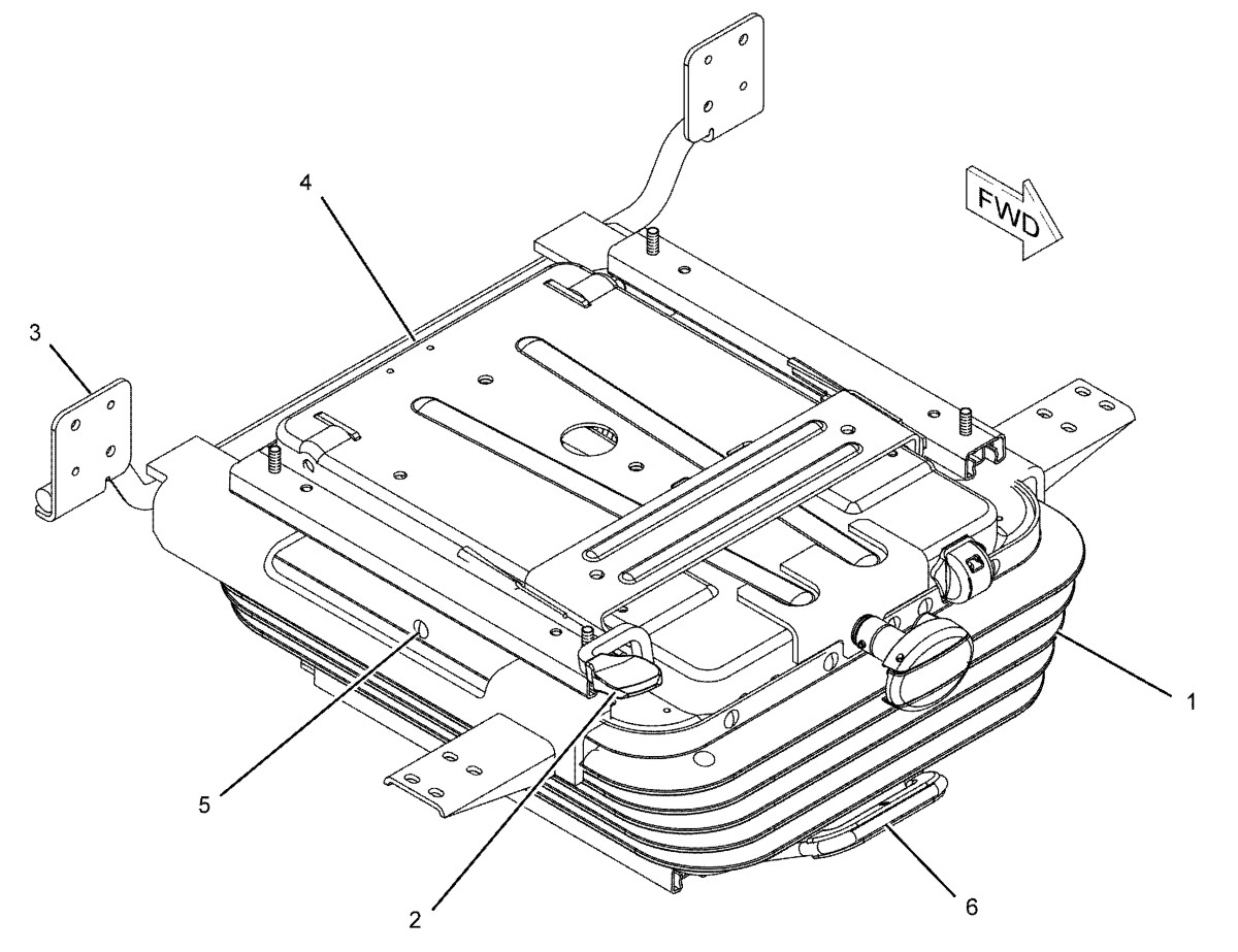 229-9077 Seat Suspension Group