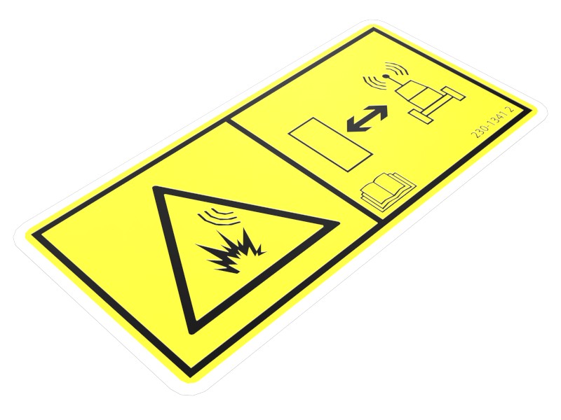 230-1341 Product Link Warning Film