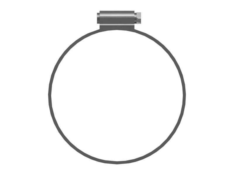 230-5811 12.7 mm Wide Worm Drive Spring Hose Clamp - image 4