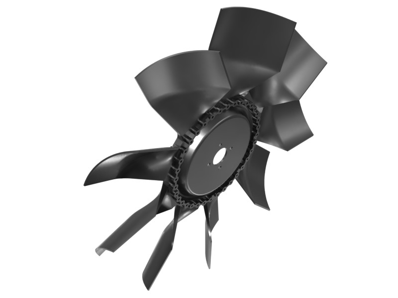 231-3203 9-Blade Suction Fan