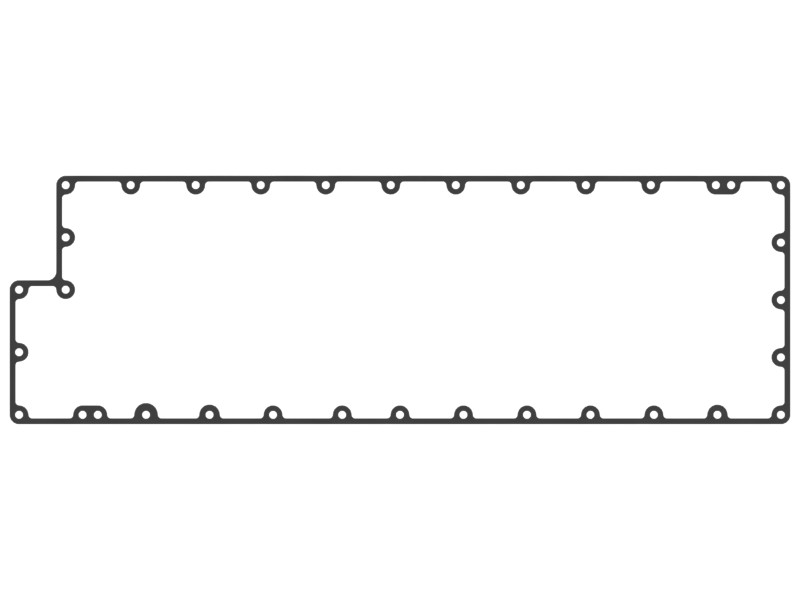 238-8708 1.21 mm Thick Aftercooler Cover Gasket - image 3