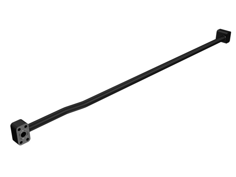 239-1604 34.00 mm Double-Elbow Flanged Steel Tube