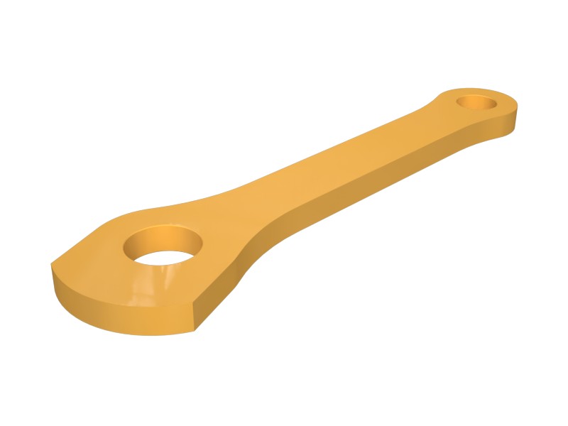 241-7129 40 mm Thick Bucket Linkage Idler Link