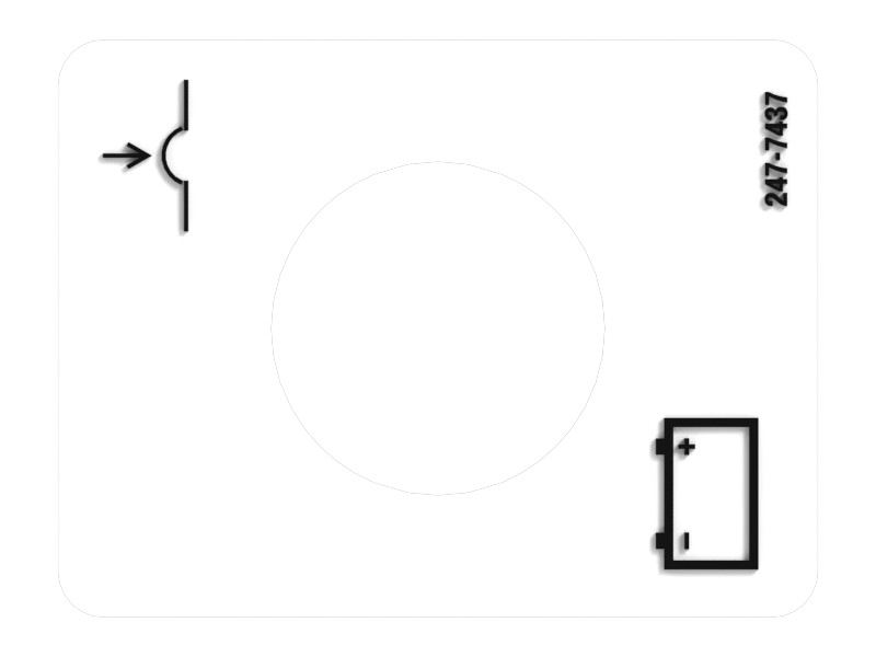 247-7437 Circuit Breaker Identification Film Label - image 3