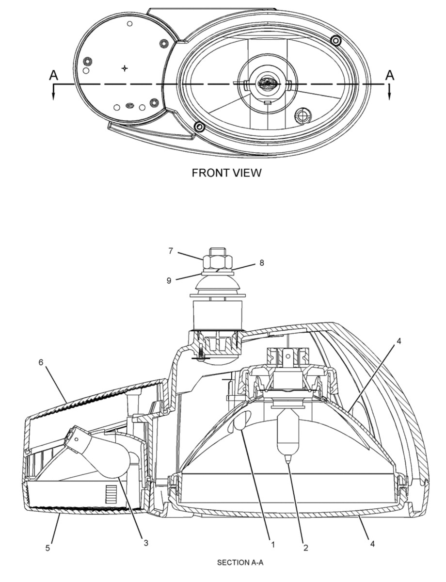 252-6643 Headlight and Signal Light Group