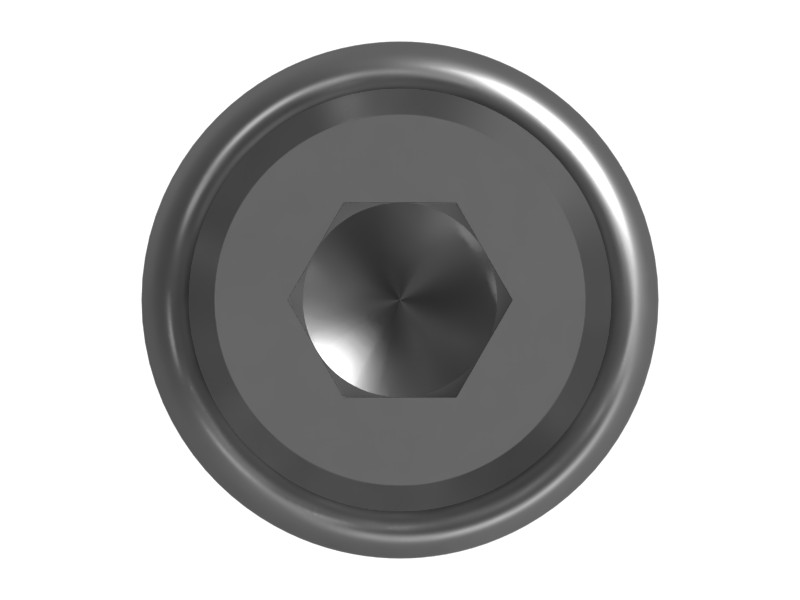 261-7595 M8X1.25 Thread Socket Head Bolt - image 3