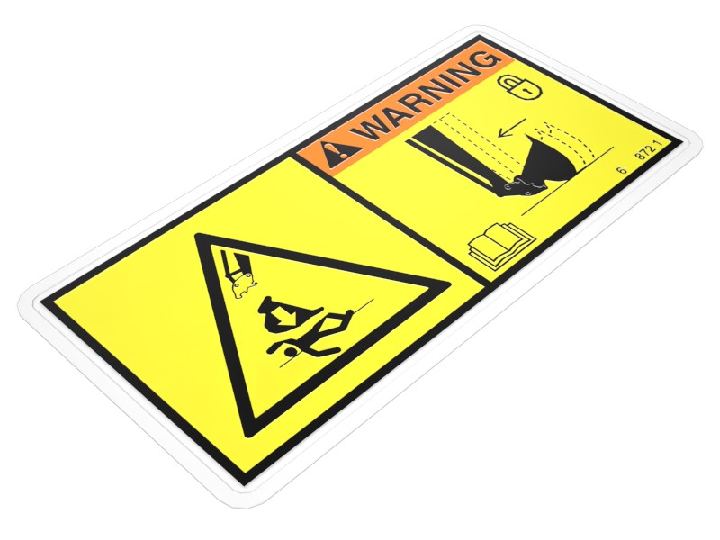 268-8872 Warning Film Label